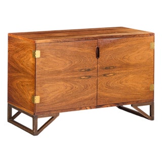 Svend Langkilde for Langkilde Møbler Mid Century Rosewood and Teak Cabinet For Sale