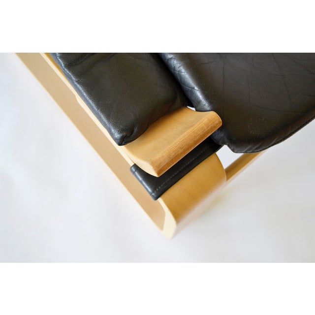 Vintage Leather Kroken Lounge Chair by Åke Fribytes for Nelo Mobel, 1970s For Sale - Image 6 of 11