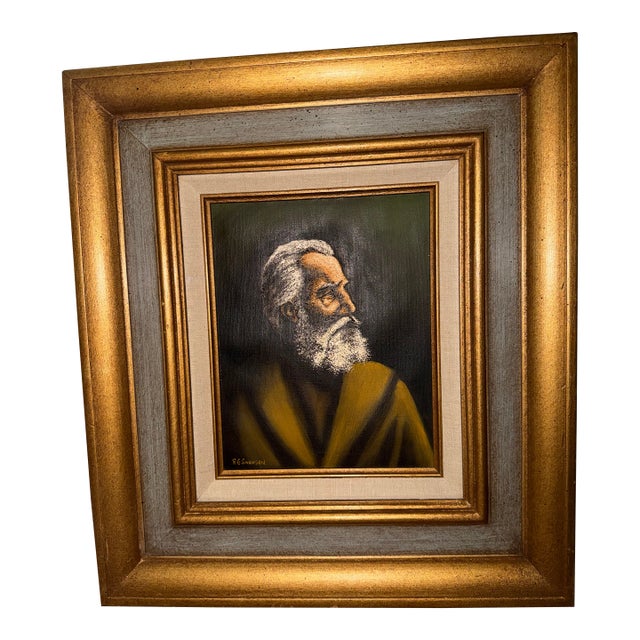 1970s Signed Oil Painting on Canvas by Ray Swanson For Sale
