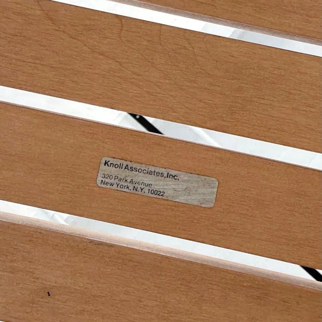 Slat Bench by Harry Bertoia for Knoll For Sale In Chicago - Image 6 of 6