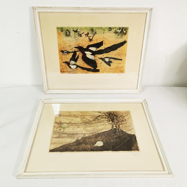 Lars Bo, Surreal Graphics, 1960s, Aquatint Etching For Sale - Image 13 of 14