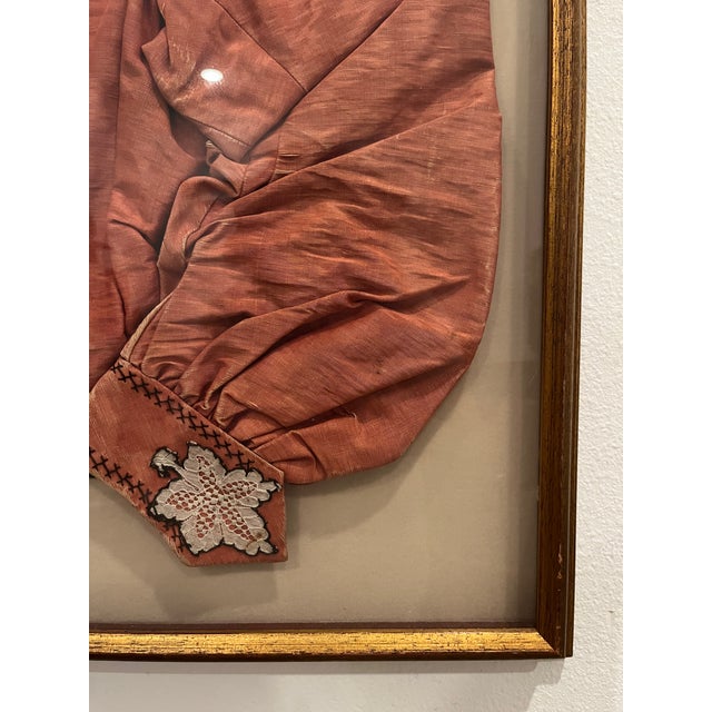 1890s Fashion Art in a Display Frame For Sale - Image 4 of 5