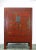 Late 19th Century Red Antique Chinese Chinoiserie Style Cabinet For Sale - Image 9 of 13