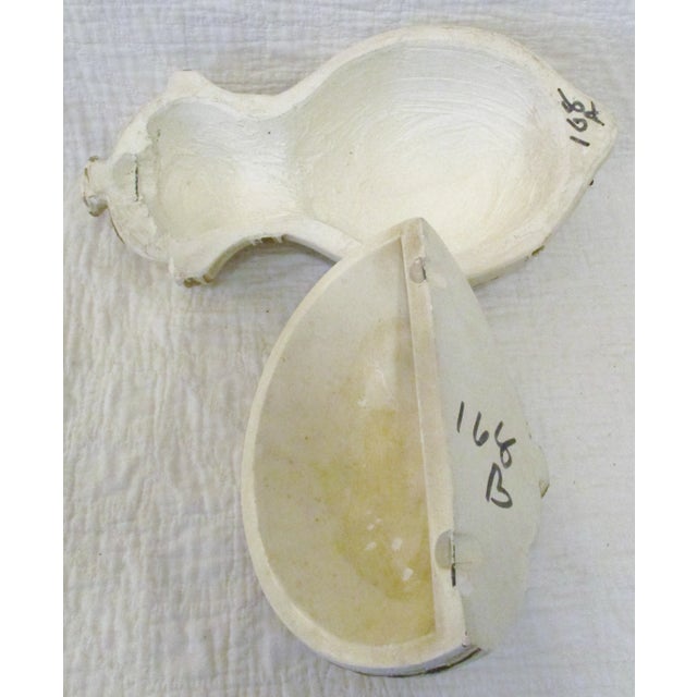 Vintage Roman Decorative Lavabo White With Gold Dancers and Oak Leaves Pottery - 2 Pieces For Sale - Image 10 of 11