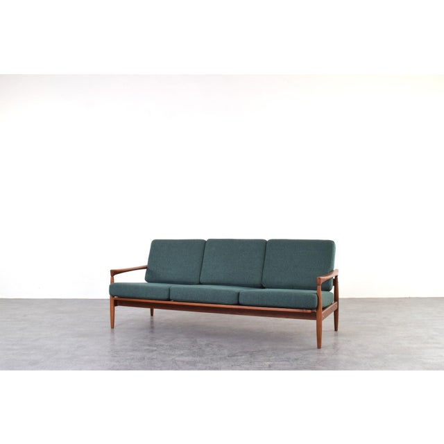 The kolding sofa was designed by danish designer erik wørts for ikea in the 1960s. Its distinctive structure features a...