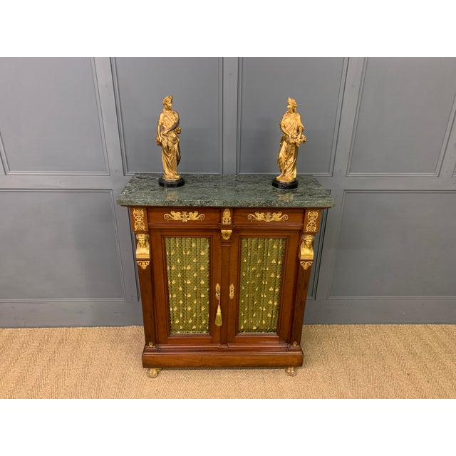 French Empire Mahogany Chiffonier, 1850 For Sale - Image 16 of 17