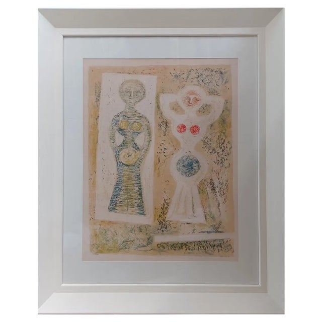 Massimo Campigli, Danseuse, 1961, Lithograph For Sale