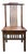 Oriental Modern Yoke High Back Bars Backrest Accent Side Chair For Sale