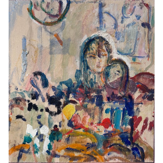 Contemporary Gleb Savinov, Study for Maternity, 1996, Oil on Board For Sale - Image 3 of 6