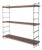 Mid-Century Wood and Metal Wall Shelf, 1950s For Sale