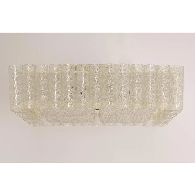 1960s Large Murano Glass Flush Mount by Doria, Germany, 1960s For Sale - Image 5 of 12