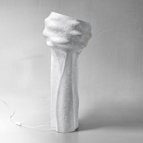 Paint Contemporary Concrete Accent Floor Lamp by Donatas For Sale - Image 7 of 13