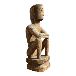 Antique Filipino Ifugao Bulul Wooden Tribal Ritual Sculpture