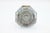 Vintage octagon clear glass door knob paired with a brass rosette. The original rosette mounting screws are not available....