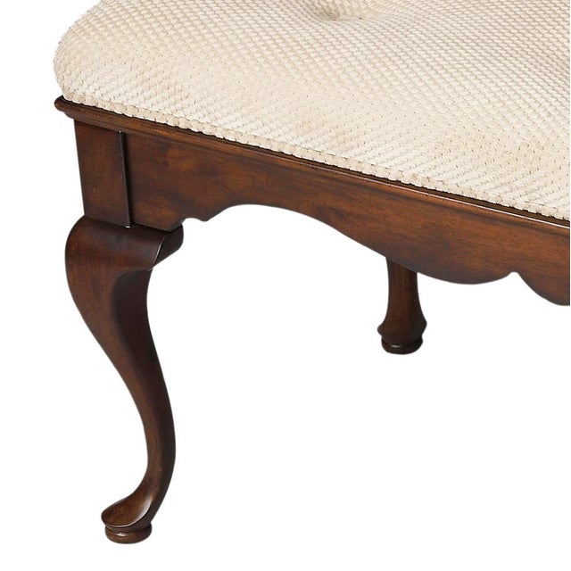 This delightful Queen Anne styled bench is a wonderful addition to any bedroom, entryway or sitting area. It is crafted...