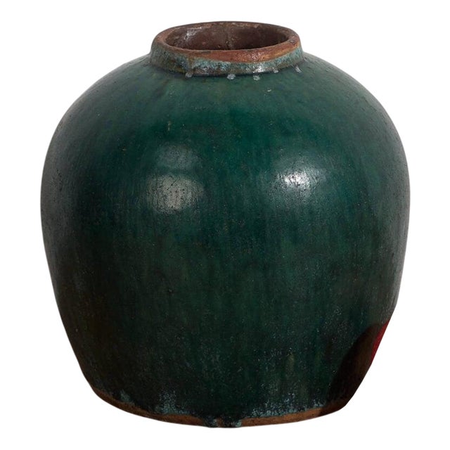 Antique Chinese Stoneware Vase For Sale