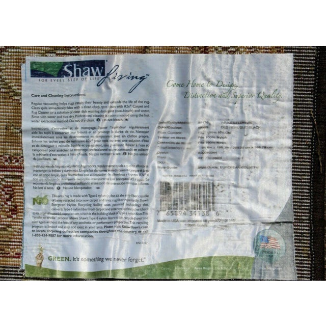 Contemporary Traditional Nylon Rectangular Area Rug Shaw For Sale In Detroit - Image 6 of 7