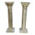 Pair of Mid 20th Century Grand Corinthian-Style Fluted Concrete Columns For Sale