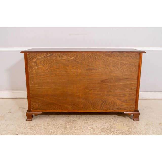 1960s Stickley Chippendale Style Cherry Bedroom Dresser For Sale - Image 14 of 18