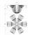 Traditional Niermann Weeks for Visual Comfort Signature Calais Large Semi-Flush in Burnished Silver Leaf For Sale - Image 3 of 3