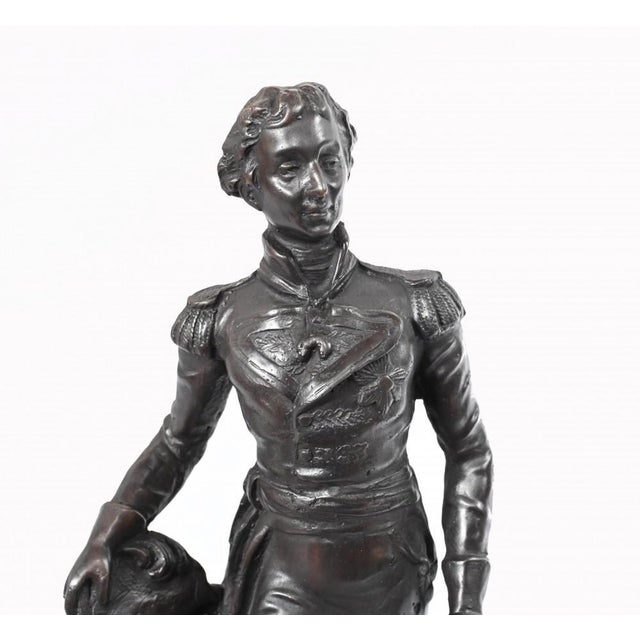 Bronze English Military Duke of Wellington Figurine, 1995 For Sale - Image 6 of 14