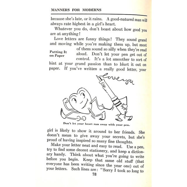 Black "Manners for Moderns" 1938 Black, Kathleen For Sale - Image 8 of 8