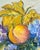 Mid-20th Century Impressionist Fruit Still Life Oil Painting by Ruby Dobesh - Framed For Sale - Image 4 of 12