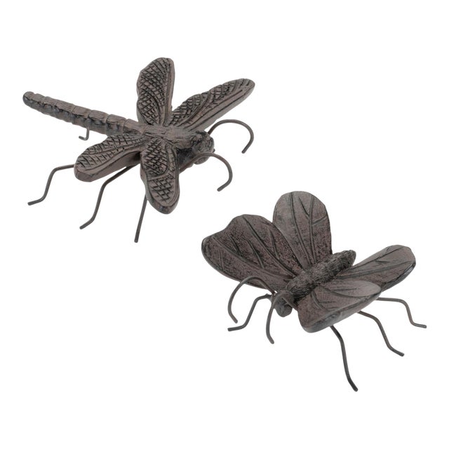 Dragonfly and Butterfly Insect Pot Sitter (Set of 12) For Sale