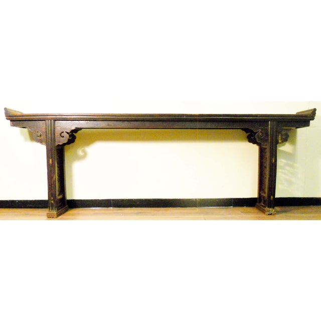 Antique Chinese Altar Table (5092) Korean Zelkova, Circa 1800-1949 For Sale - Image 9 of 11