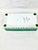Green Vintage Chinoiserie Famille Verte "Bok Choy" Porcelain Lidded Box For Sale - Image 8 of 9
