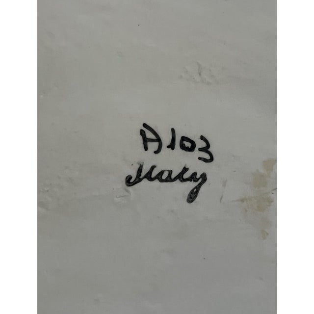 Italian Ceramic Bunny Rabbit Cookie Jar For Sale - Image 14 of 15