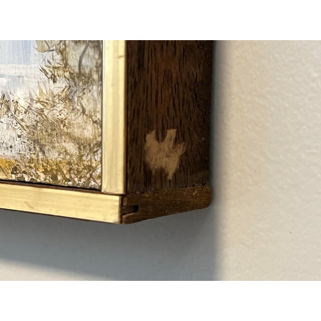 Elizabeth W Leary (1937-), 1966, Midcentury, Acrylic/Oil on Hardboard, “Cupola,” Charleston, Signed For Sale - Image 4 of 6