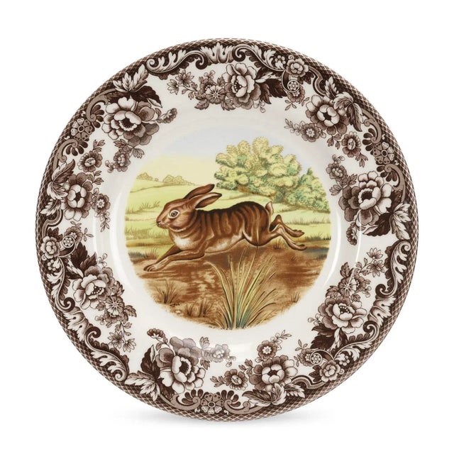 English Spode Woodland Dinner Plate 10.5", Rabbit For Sale - Image 3 of 3