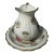Victorian Vintage Japanese Creamer & Saucer With Victorian Courting Couple and Gold Gilt For Sale - Image 3 of 13