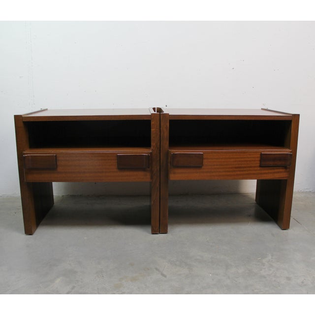 Vintage Small Bedside Tables, 1970s, Set of 2 For Sale - Image 6 of 6