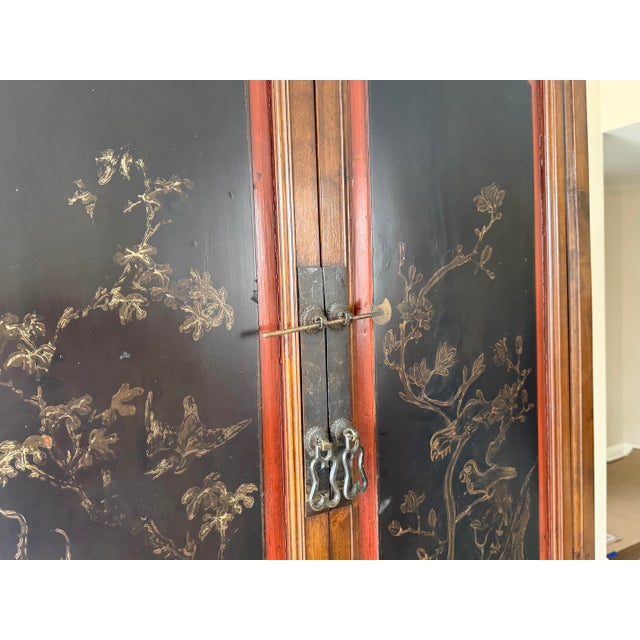 Brown 1900-1909 Chinese Wardrobe For Sale - Image 8 of 12