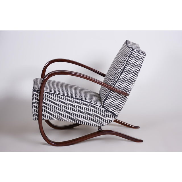 Art Deco Lounge Chairs by J. Halabala for Up Závody, 1930s, Set of 2 For Sale - Image 11 of 18