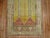 Early 20th Century Antique Turkish Yellow Prayer Scrolle Niche Rug For Sale In New York - Image 6 of 6