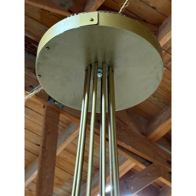 1970s Mid Century Oversize Italian Chandelier For Sale In Los Angeles - Image 6 of 8