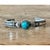 Vintage Navajo Turquoise Sterling Silver Cuff For Sale - Image 4 of 12