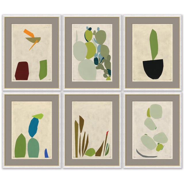 Tan Fight, Botanic, New Growth, Stroll, Prarie and Stepping Stones by Susan Hable For Sale - Image 8 of 8