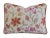 Textile Designer Colorful Silk Floral Embroidered French Feather/Down Pillow For Sale - Image 7 of 8