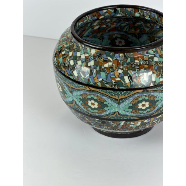 Black Large Mixed Earth Planter by Jean Gerbino, Vallauris, 1950s For Sale - Image 8 of 10