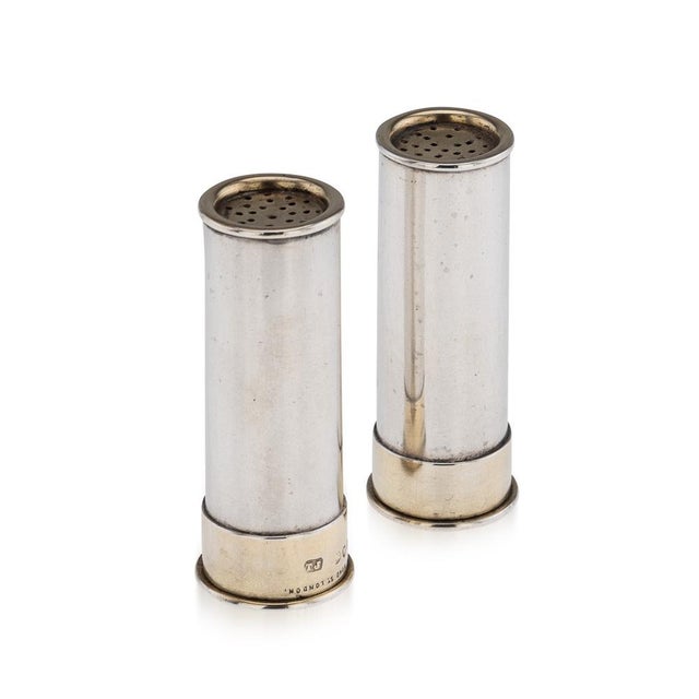 Antique Victorian Salt and Pepper Shotgun Cartridges, 1883, Set of 2 For Sale - Image 11 of 11