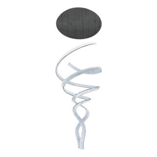 Collection Orione 2.0 Pendant Light in Metal and Crystal by Jago For Sale