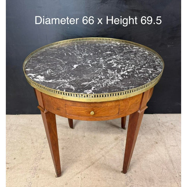 1920s French Louis XVI Side Table, 1920 For Sale - Image 5 of 11