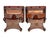 Antique Pair of Classical Mahogany Side Tables / Nightstands Sofa Table Set For Sale - Image 12 of 12