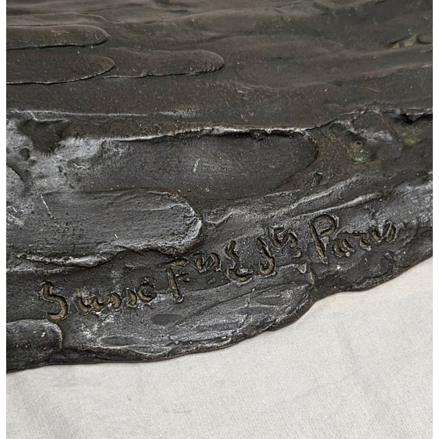 Early 20th Century Albatross Bronze Sculpture, by French Artist Maximilien Fiot (1886-1953) For Sale - Image 5 of 13