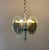 Gray Art Deco Chrome & Glass Chandelier, 1920s For Sale - Image 8 of 15