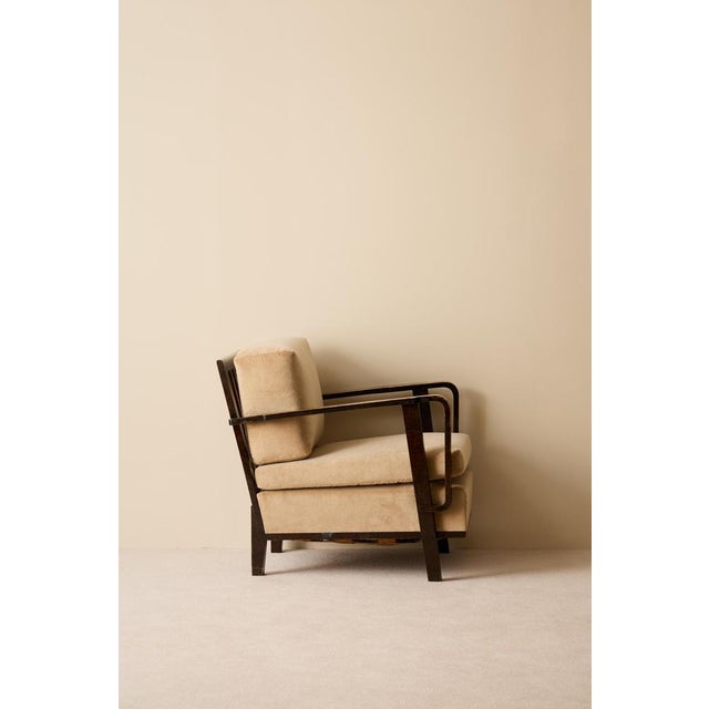 Swedish Modern Easy Chair, 1940s For Sale - Image 4 of 9